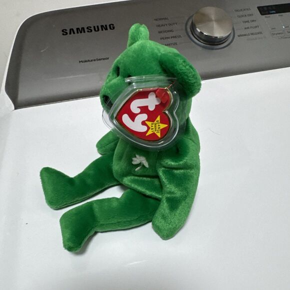 Ty Beanie Baby Erin The Bear 1997 Retired Plush Toy - Picture 2 of 6